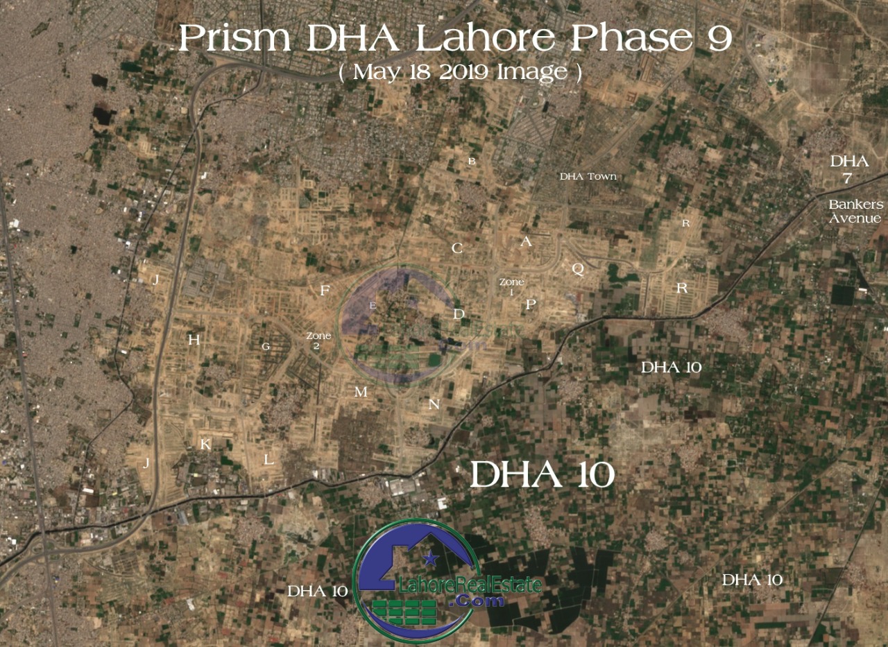 DHA Lahore Phase 9 Prism Plot Prices Plots For Sale Map Development