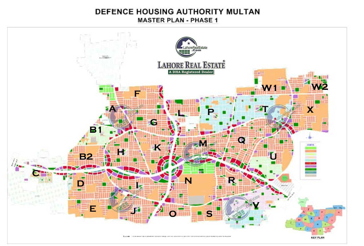 DHA Multan New Map