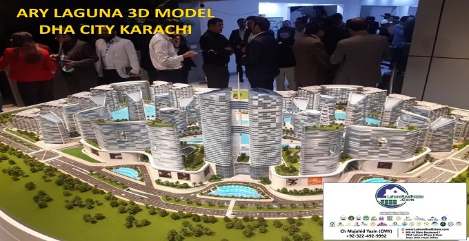 ARY LAGUNA 3D MODEL AT DHA CITY KARACHI Lahore Real Estate