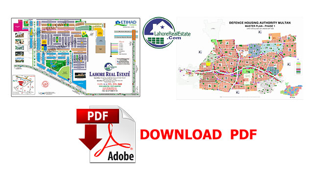 Download Latest PDF Maps of All Housing Schemes | Lahore Real Estate