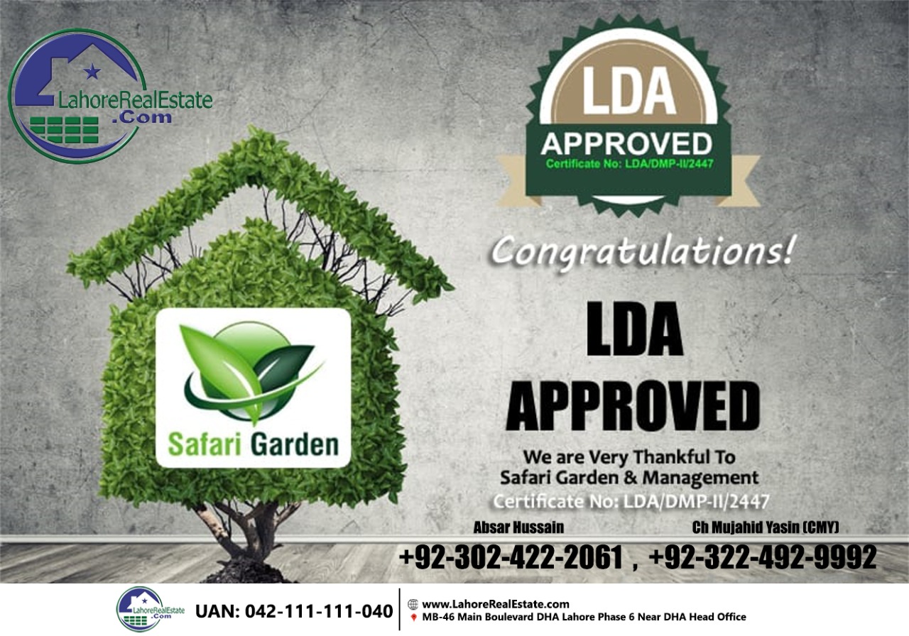 safari garden housing scheme lahore lda approved