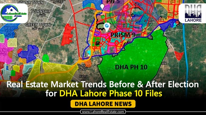 Real Estate Market Trends Before & After Election for DHA Lahore Phase 10 Files