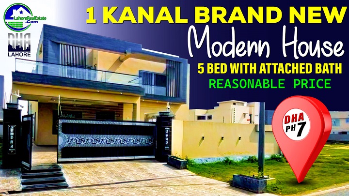 Experience Luxury Living in DHA Phase 7 with this 1 Kanal Brand New House
