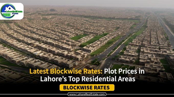 Plot Prices in Lahore Residential March 7, 2024 Update