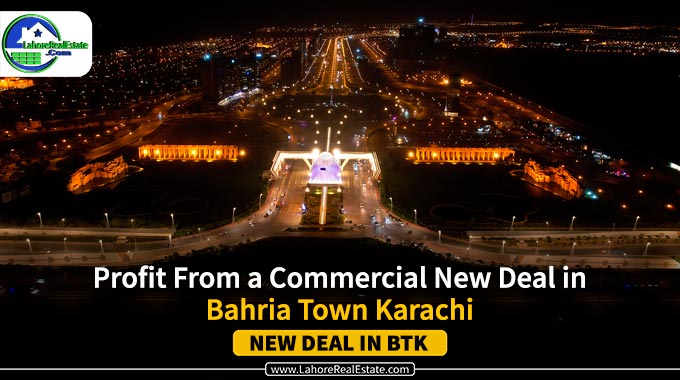 Profit From a Commercial New Deal in Bahria Town Karachi 