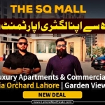 SQ Mall Luxury Apartments & Commercial Shops in Bahria Orchard