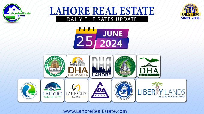DHA Files Prices Updates: DHA Lahore | DHA Quetta | DHA Gujranwala | DHA Bahawalpur | 25 June 2024
