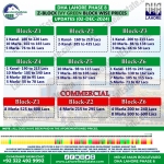 DHA Lahore Phase 8 IVY Green Plot Prices Blockwise Rates December 02, 2024