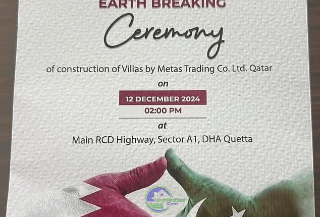 DHA Quetta Groundbreaking Ceremony for Luxury Villas