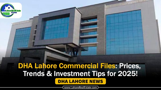 DHA Lahore Commercial Files: Prices, Trends & Investment Tips for 2025!