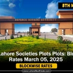 DHA & Lahore Societies Plot Prices – Blockwise Rates Update (Mar 5, 2025)