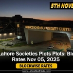Latest Blockwise Plot Prices in DHA Lahore & Other Societies Updated 5th Nov 2025