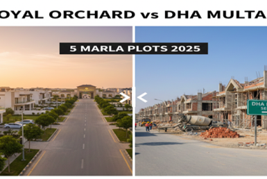 Royal Orchard Multan vs DHA Sector V 5 Marla Plot Guide 2025