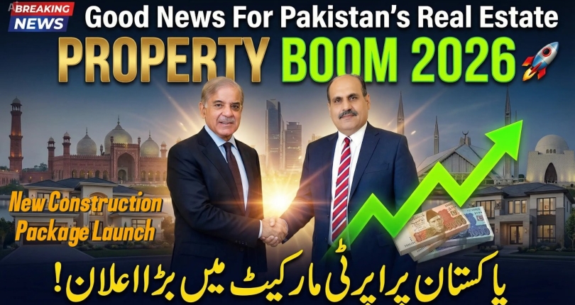 Pakistan Real Estate Boom 2026 | Shehbaz Sharif Construction Package & High ROI Investment Guide