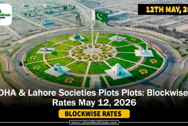 DHAs & Lahore Societies Plot Prices – Blockwise Rates Update (March 12, 2026)