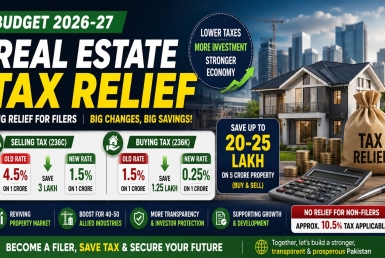 Budget 2026-27 Real Estate Tax Relief Pakistan