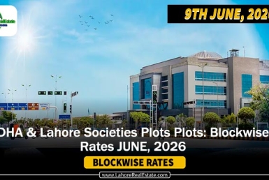 DHAs & Lahore Societies Plot Prices – Blockwise Rates Update (June 09 2026)