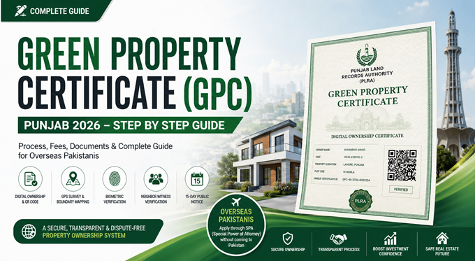 Green Property Certificate Punjab Digital Guide