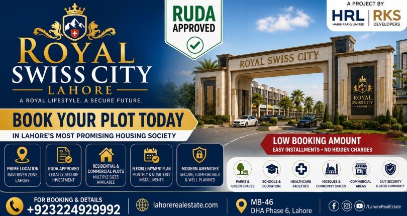 Royal Swiss City Lahore Booking Process – Complete Step-by-Step Guide