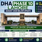 DHA Phase 10 Lahore August 2026 Update | Master Plan, Balloting & Latest File Rates