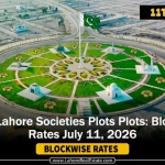 DHAs & Lahore Societies Plot Prices – Blockwise Rates Update (July 10, 2026)