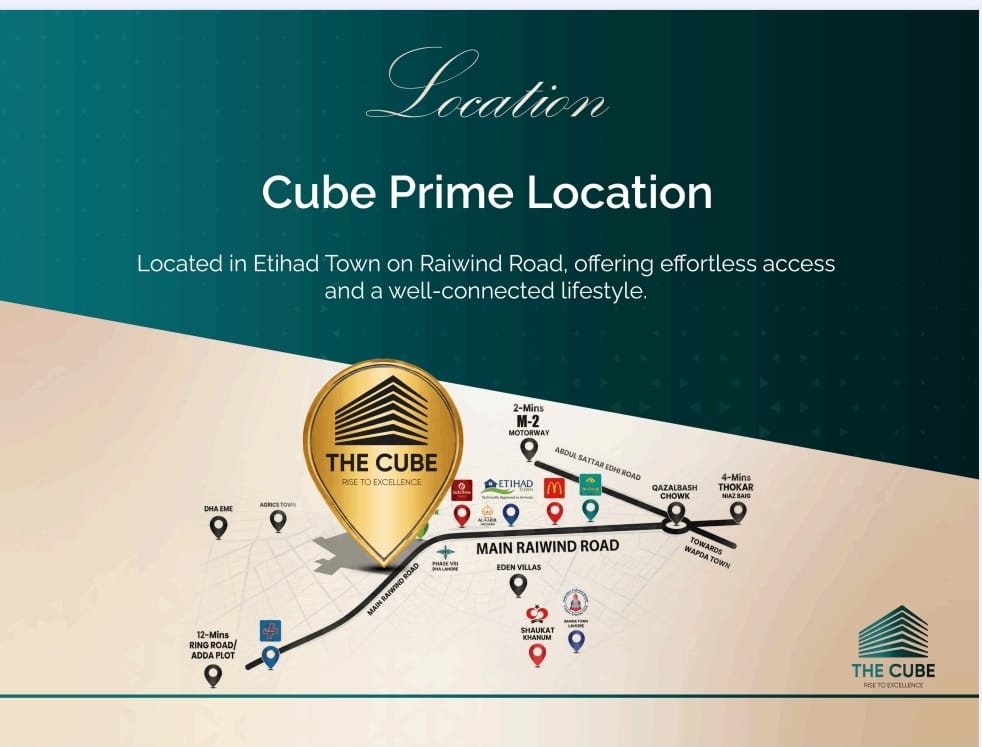 The Cube Lahore Location Guide